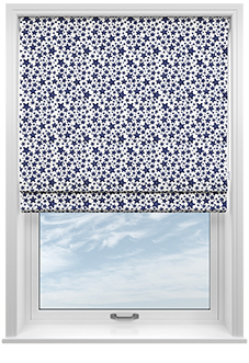 Whaley Great, Star Splash Shore - Roman Blind